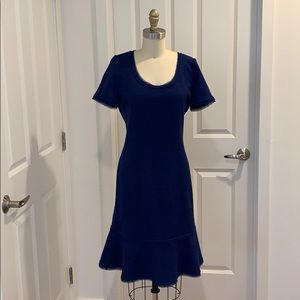 St. John Knits Navy Dress